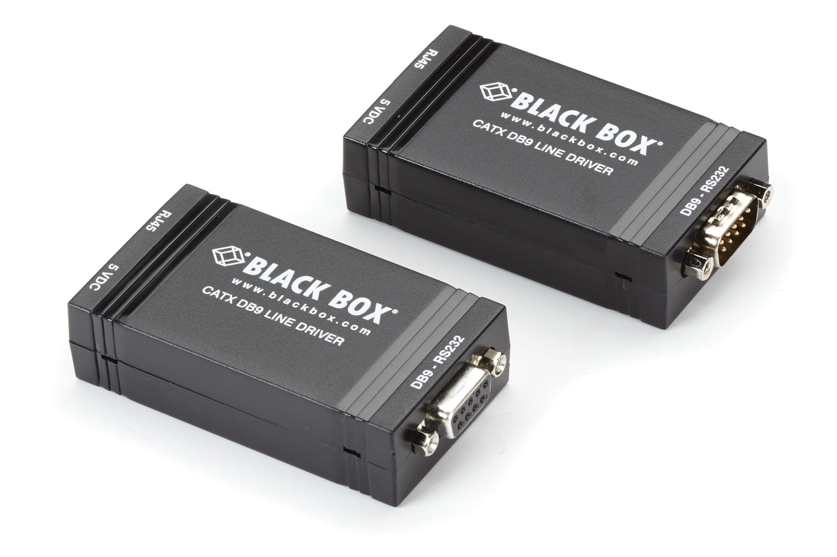 Black Box Network Services ME890A-R2 | Async RS232 Extender over CATx, DB9 to Terminal Block