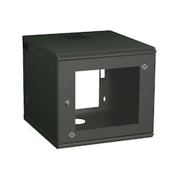 Black Box Network Services RM2411A | Wallmount Cabinet - 6U, 22"W X 23.6"D, M6 Square Holes, 50-Lb. Capacity