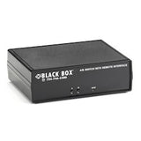 Black Box Network Services SW1040A | CAT6 A/B Latching RJ45 Switch, Remote Control, Dry Contact