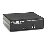 Black Box Network Services SW1041A | CAT6 A/B Latching RJ45 Switch, Remote Controlled, RS232, Dry Contact