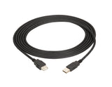 Black Box Network Services USB05E-0010 | USB 2.0 Extension Cable, A Male to A Female, Black, 10-ft