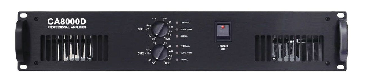 Bogen CA8000DX | 120V Stereo Power Amplifier, 940 WRMS with DSP