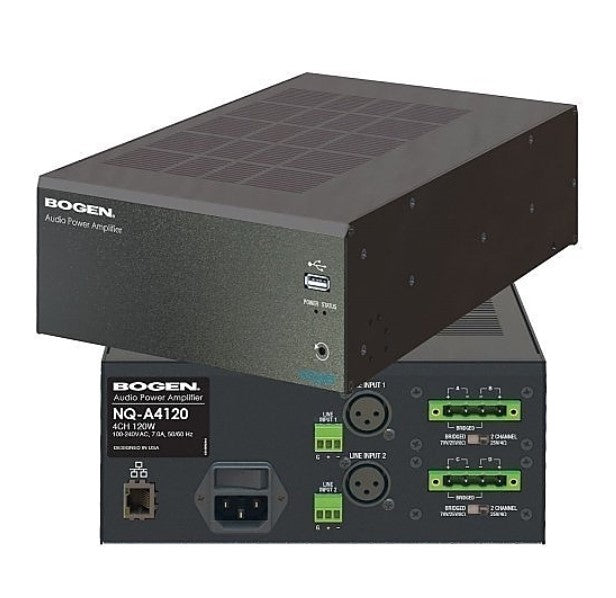 Bogen Communications NQ-A4060 | Gen-2 Nyquist 4-Channel Audio Power Amplifiers