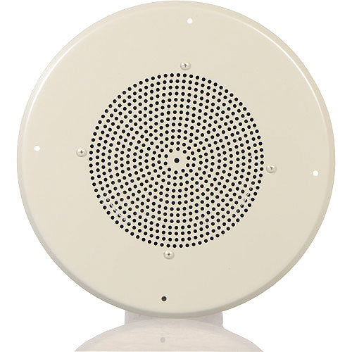 Bogen Communications S86T725PG8W | Ceiling Speaker Assembly with S86 8" Cone, Off-White