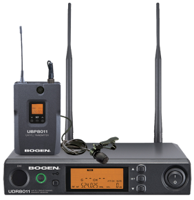 Bogen Communications UHF8011BP | Bodypack System With Lav Mic, Receiver, Batterie
