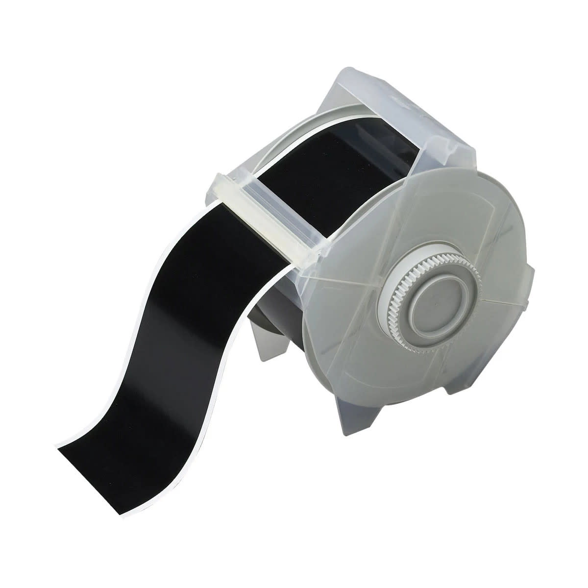 Brady Corporation 113132 | GlobalMark, Label, Vinyl, Gloss, Black, 100 ft. L x 2.25 W in.