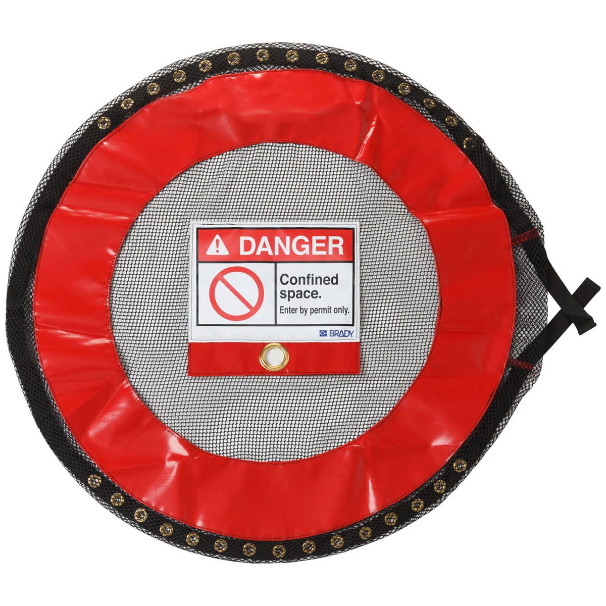 Brady Corporation 151057 | Ventilated Lockable Confined Space Cover, Large, Fits 30 in. Opening