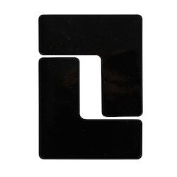 Brady Corporation 170101 | Toughstripe Max Floor Marking Tape 2 In W X 5 In L Vinyl Black Pk/20