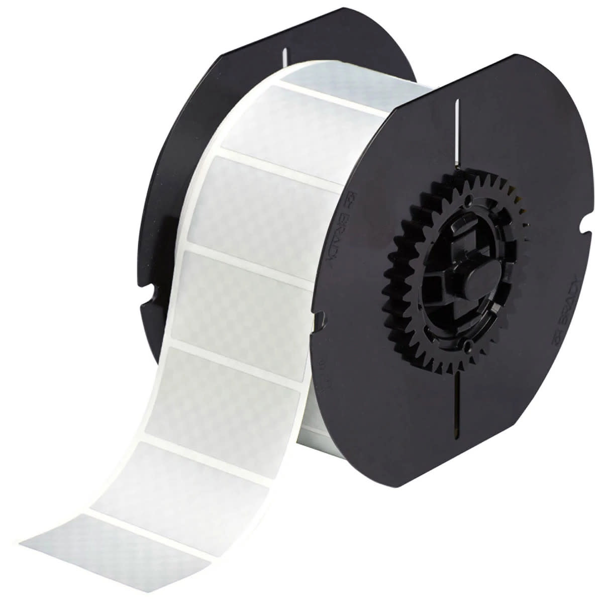 Brady Corporation B30-17-438 | B30 Series Defender Metallized Polyester Tamper Indicating Labels, Silver, 2" H x 1" W