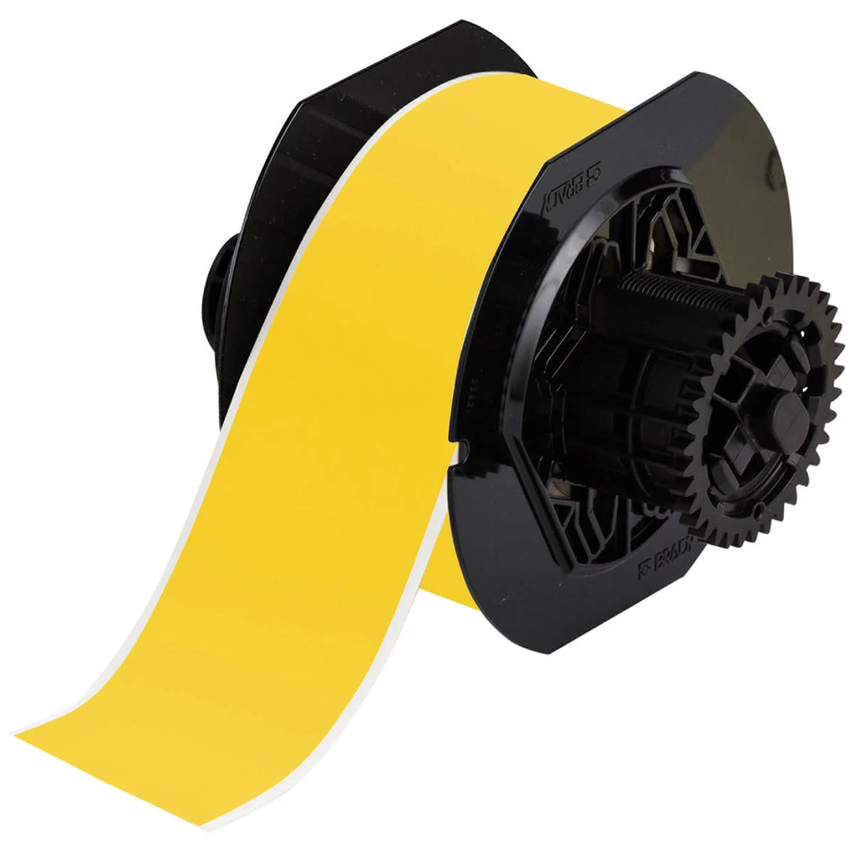 Brady Corporation B30C-2250-549-YL | B30 Series Cold Temperature Polyester Labels, 2.25" W x 100' L, Yellow