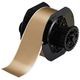 Brady Corporation B30C-2250-595-GD | B30 Series Indoor-Outdoor Vinyl Labels, 2.25" W x 100' L, Gold