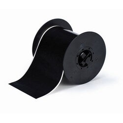 Brady Corporation B30C-4000-569-BK | B30 Series Low Halide Polyester Labels, 4" W x 100' L, Black