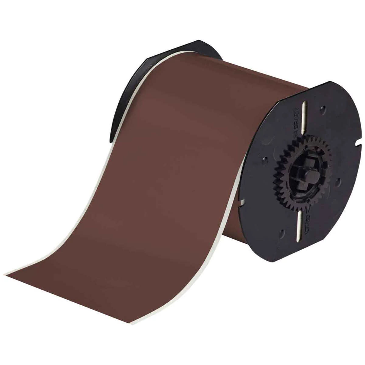 Brady Corporation B30C-4000-569-BR | B30 Series Low Halide Polyester Labels, 4" W x 100' L, Brown