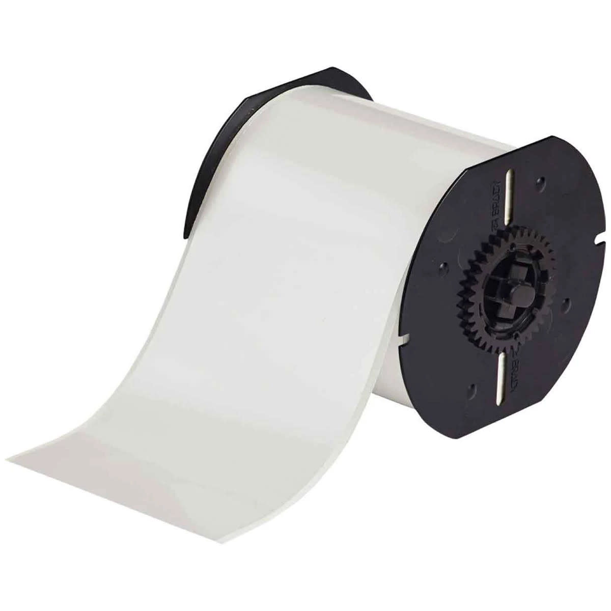 Brady Corporation B30C-4000-569-CL | B30 Series Low Halide Polyester Labels, 4" W x 100' L, Clear