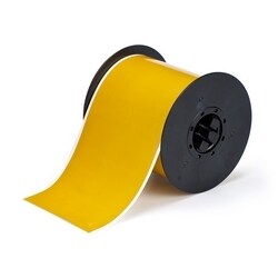 Brady Corporation B30C-4000-569-OC | B30 Series Low Halide Polyester Labels, 4" W x 100' L, Ochre
