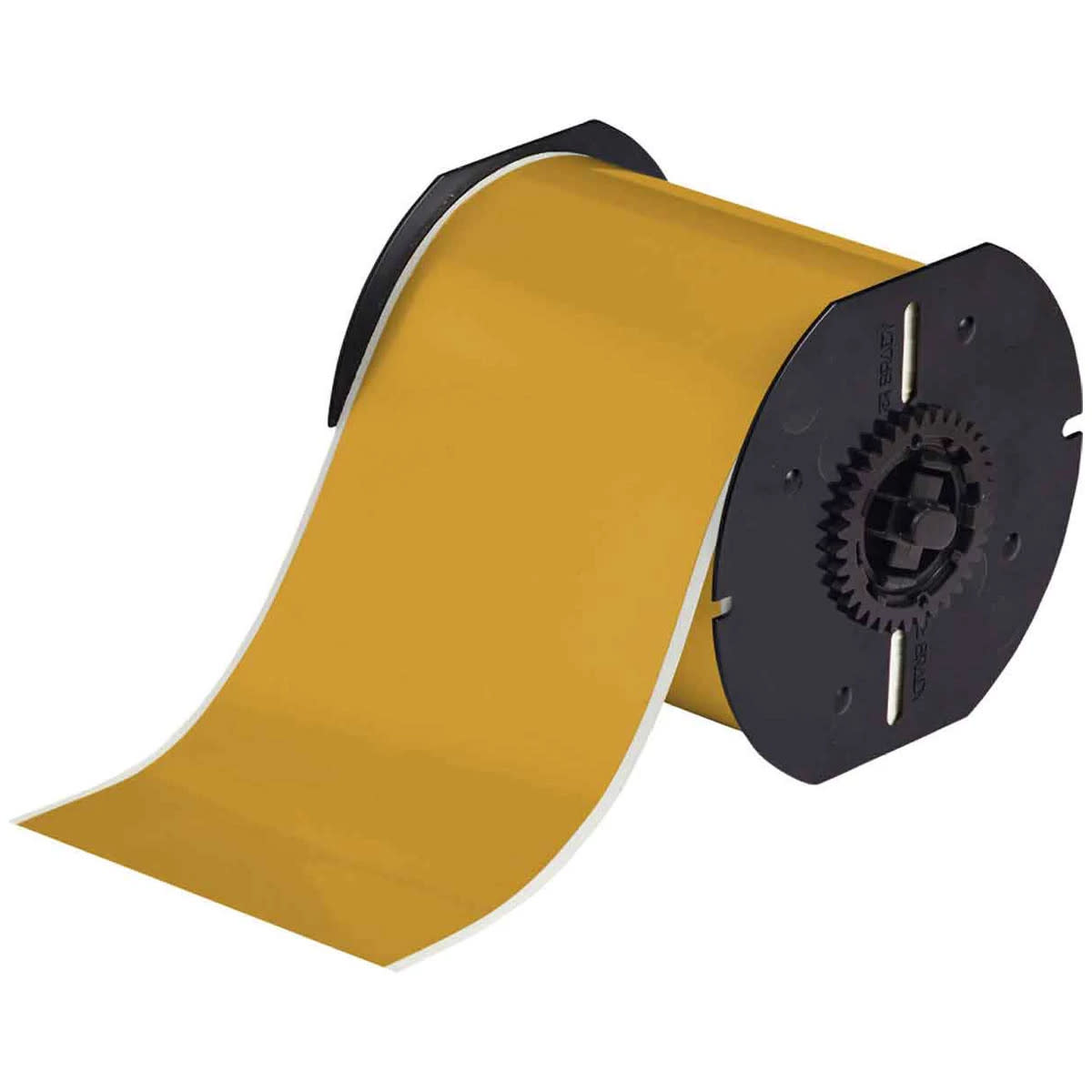Brady Corporation B30C-4000-569-OC | B30 Series Low Halide Polyester Labels, 4" W x 100' L, Ochre