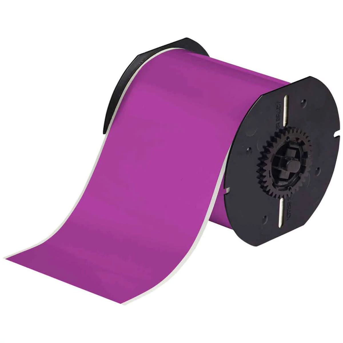 Brady Corporation B30C-4000-569-PL | B30 Series Low Halide Polyester Labels, 4" W x 100' L, Purple