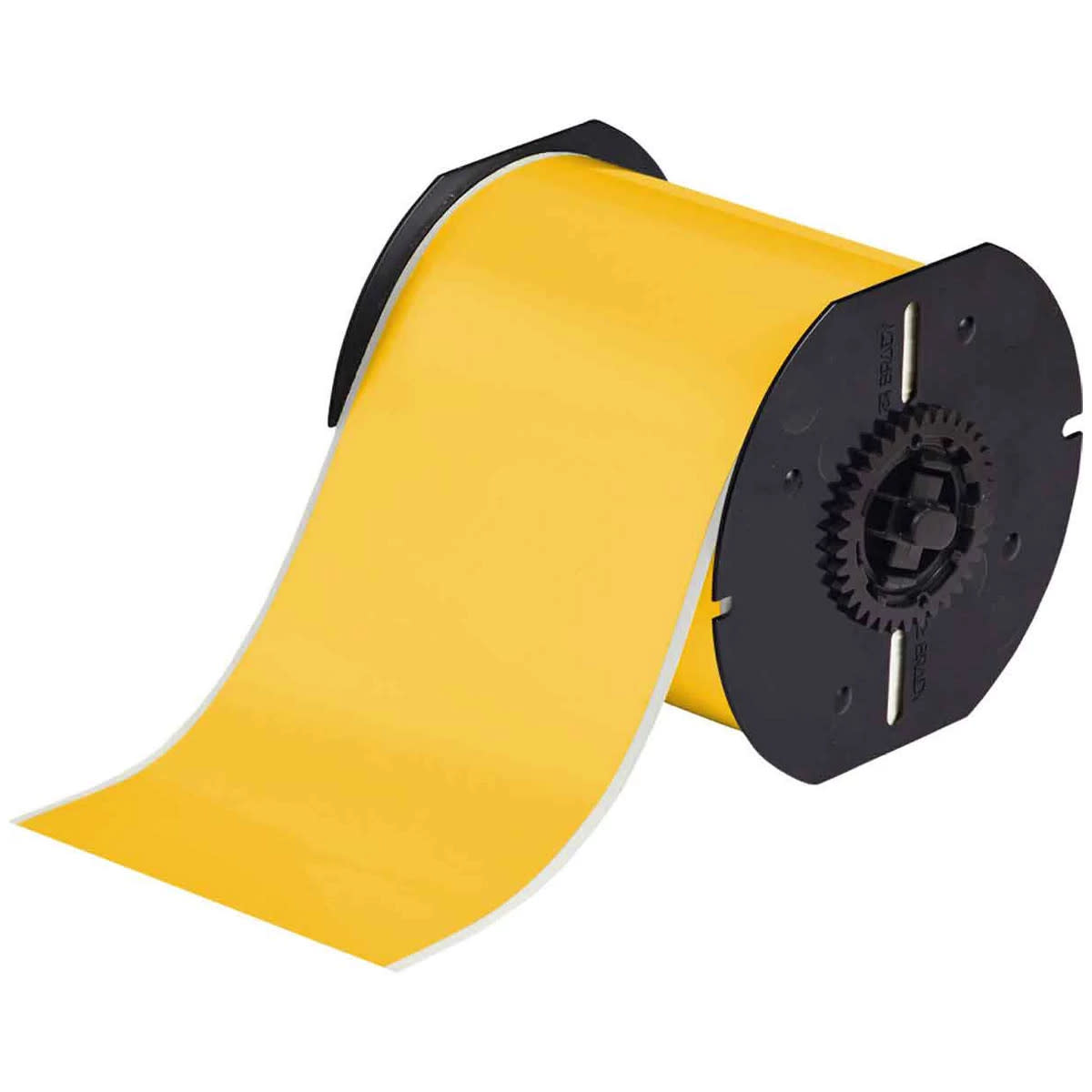Brady Corporation B30C-4000-595-YL | Printer Labels, Vinyl, Yellow, 100 ft L, 101.6 mm W