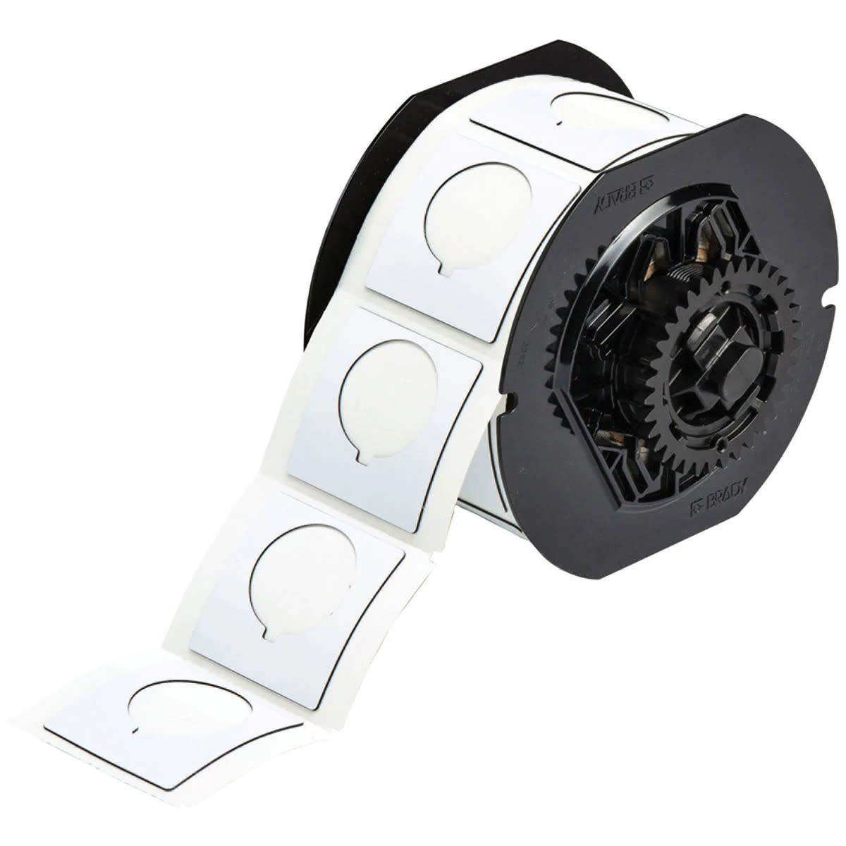 Brady Corporation B30EP-169-593-WT | B30 Series Raised Panel Polyester Labels, 1.8" H x 1.8" W, Roll of 190 Labels, White