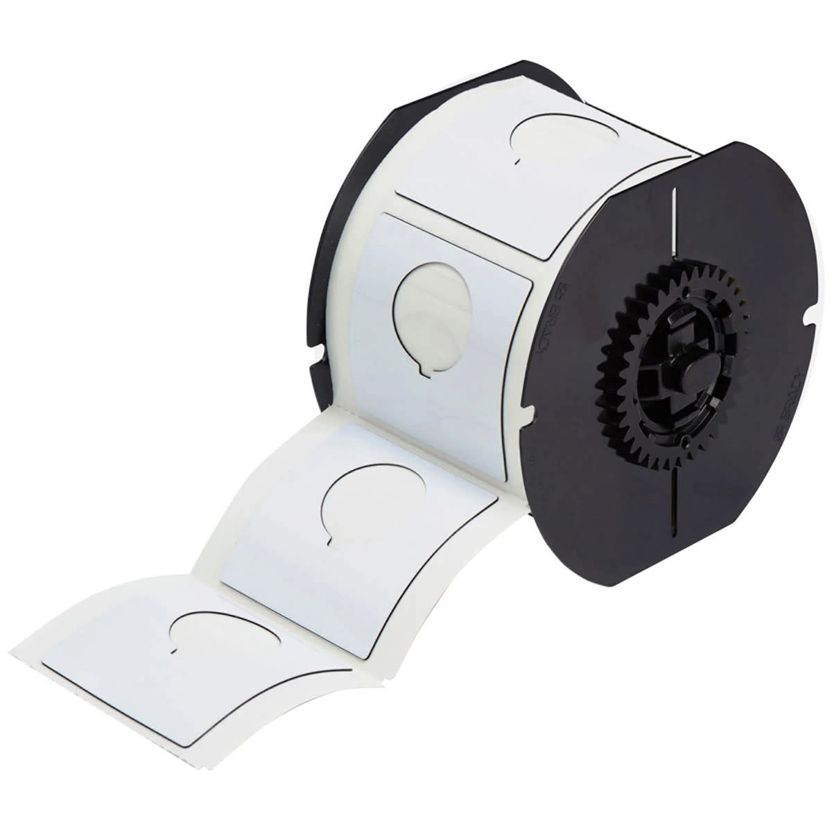 Brady Corporation B30EP-170-593-WT | B30 Series Raised Panel Polyester Labels, 2.4" H x 2.4" W, Roll of 145 Labels, White