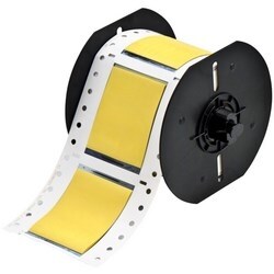 Brady Corporation B33-1500-2-342YL | Wire Marking Sleeve, Heat Shrink, 1-Side, 3:1, 2" Width X 1.5" Diameter, 2.433" Height, 0.5" Recovered Diameter, Polyolefin, Yellow, 150 Per Roll