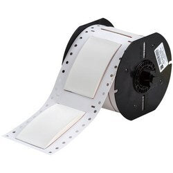 Brady Corporation B33-2000-2-7642 | Wire Marking Sleeve, Heat Shrink, 1-Side, 3:1, 2" Width X 2" Diameter, 3.165" Height, 1" Recovered Diameter, Polyolefin, White, 50 Per Roll