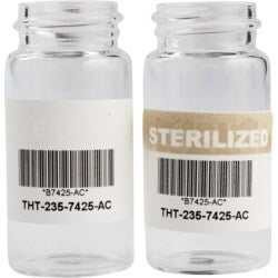 Brady Corporation B33-235-7425-AC | Laboratory Identification Label, Sterilization Indicating, Acrylic Adhesive, Rectangle, 1.5" Width X 1" Height, Polypropylene, White, 2500 Per Roll