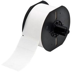Brady Corporation B33-27-427 | Printer Labels, Vinyl, Clear/White, 3.75 in L, 50.8 mm W