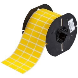 Brady Corporation B33-5-472YL | Wire And Cable Label, Acrylic Adhesive, Rectangle, 1" Width X 0.5" Height, Polyimide, Matte Yellow, 5000 Per Roll