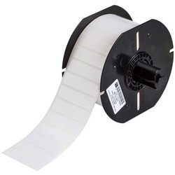 Brady Corporation B33-53-423 | BBP, 33 WorkHorse, Component and Barcode Label, Polyester, Gloss Finish, 0.003 in. Thick, White, 0.5 H x 2 W in.