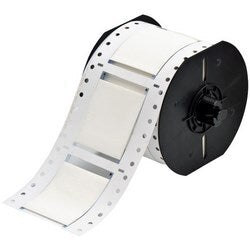 Brady Corporation B33D-1500-2-344 | Wire Marking Sleeve, Heat Shrink, 2-Side, 3:1, 2" Width X 1.5" Diameter, 2.433" Height, 0.5" Recovered Diameter, Fluid Resistant, Polyolefin, White, 150 Per Roll