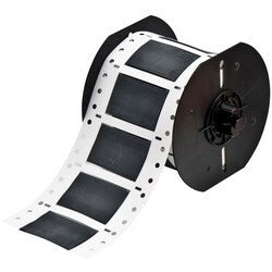 Brady Corporation B33D-750-2-342BK | Wire Marking Sleeve, Heat Shrink, 2-Side, 3:1, 2" Width X 0.75" Diameter, 1.25" Height, 0.25" Recovered Diameter, Polyolefin, Black, 250 Per Roll