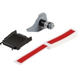 Brady Corporation M71EP-186-593-RD | Raised Panel Labels, Gloss, Foam Backed, 1" H X 6" W, Polyester, Thermal Transfer, Red, 25 Per Box, Rohs Compliant