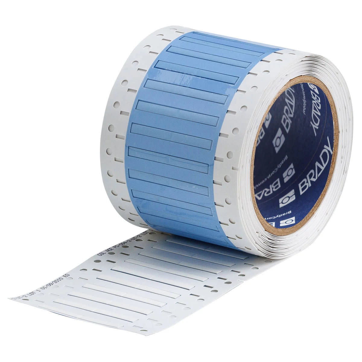 Brady Corporation PS-094-2-WT-2 | Wire Marker Sleeve White, Dimension (Inches): 1 W x 0.181 H in., Roll/5000