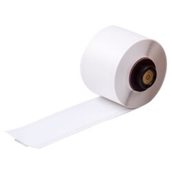 Brady Corporation PTL-100-483 | ToughBond, Printer Label, Polyester, White, 0.004 in. Thick, 50 ft. L x 1.3 W in.