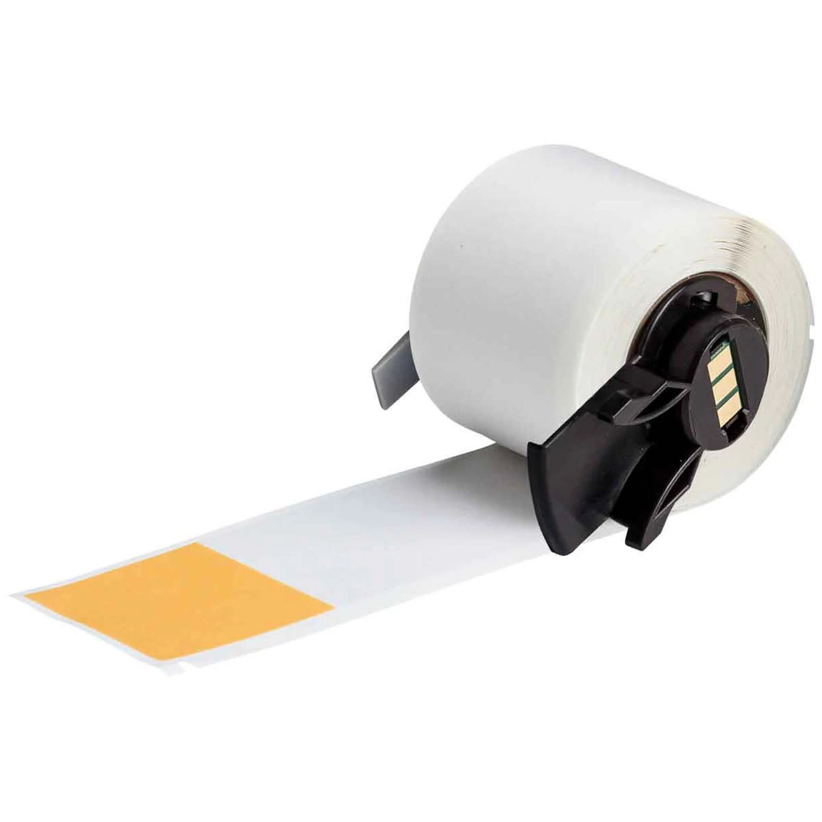 Brady Corporation PTL-34-427-OR | PTL Series, Thermal Transfer Label, Vinyl, 0.004 in. Thick, Matte Finish, Rectangle, Orange/Translucent, 6 H x 1.5 W in.