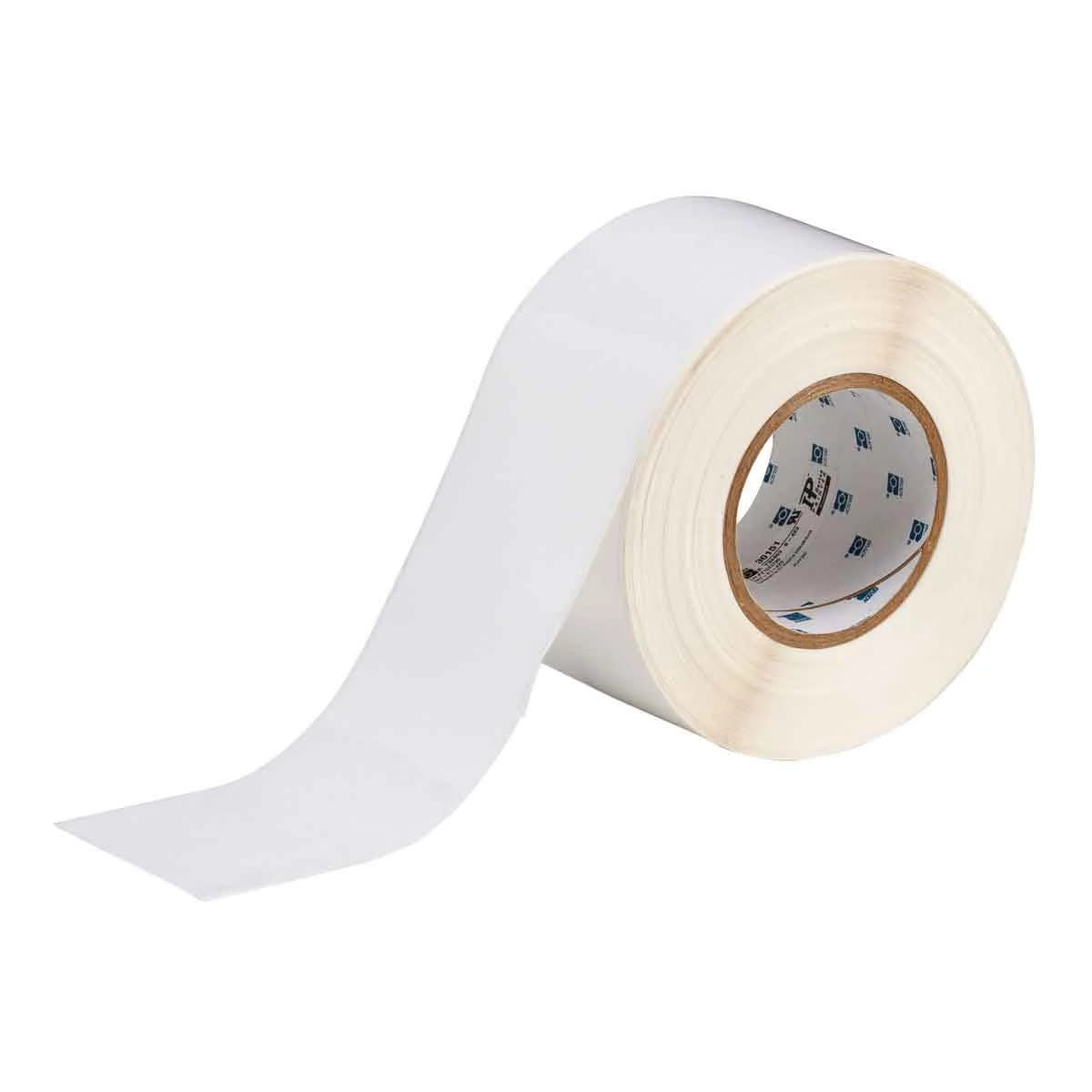 Brady Corporation THT-21-483 | High Adhesion Glossy Polyester with Rubber Adhesive Labels, 3 in. Core Continuous, White, 300 ft. L