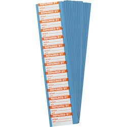 Brady Corporation WO-31-PK | Repaired Labels 0.625 in H x 1.5 in W Cloth Orange on White 25 Cards/Pk