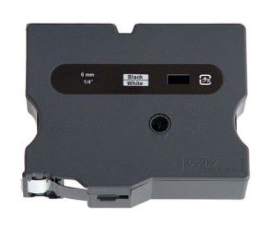 Brother Mobile Solutions TX2111 | Label Tape, Black on White, 6 mm x 15 m
