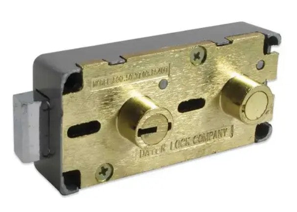 Bullseye Sd Locks B542-BR-SS | Safe Deposit Lock, 3/8 in., Brass, Self-Service Stack, B500 Series