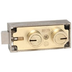 Bullseye Sd Locks B3175-BR | Rapid Set Mosler Group Fixed Renter/Guard, 1/2" Nose Height, Brass