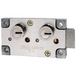 Bullseye Sd Locks B440-BR-4-RH | Right Hand Double Little Nose, 4 Guard Stack, 1/2" Nose Height, Brass