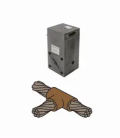 Burndy B232 | Horizontal Cable Tap to Horizontal Cable Run 2/0 AWG