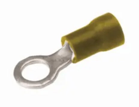 Burndy BA10E14 | Vinyl Ring Terminal For 12 - 10 AWG