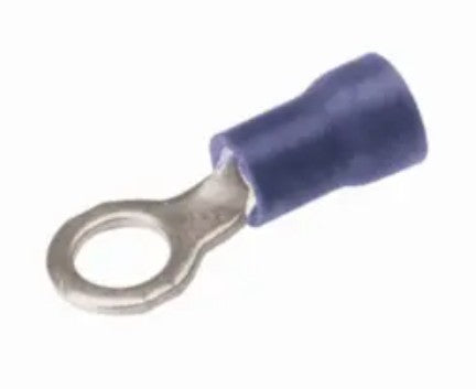 Burndy BA14E8 | Vinyl Ring Terminal For 16 - 14 AWG