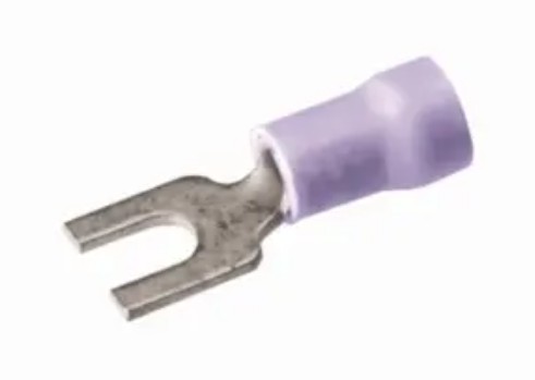 Burndy BA14EF10 | Vinyl Fork Terminal For 16 - 14 AWG