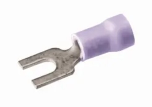 Burndy BA14EF6 | Vinyl Fork Terminal For 16 - 14 AWG