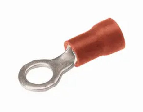 Burndy BA16E14 | Vinyl Ring Terminal For 22 - 16 AWG