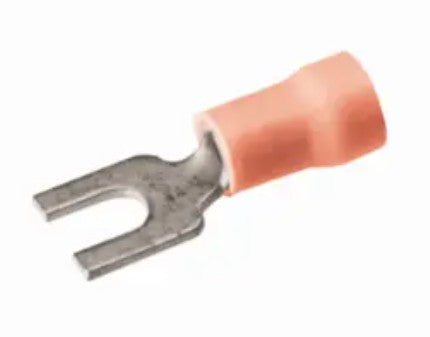 Burndy BA16EF10 | Vinyl Fork Terminal For 22 - 16 AWG
