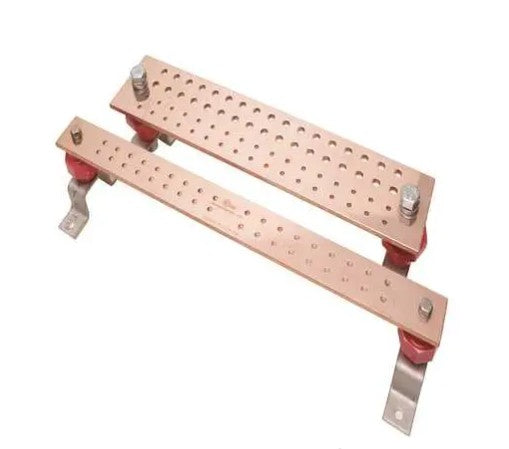 Burndy BBB14416G | Bare Copper Busbar, 16 in. Long, 4 in. Wide